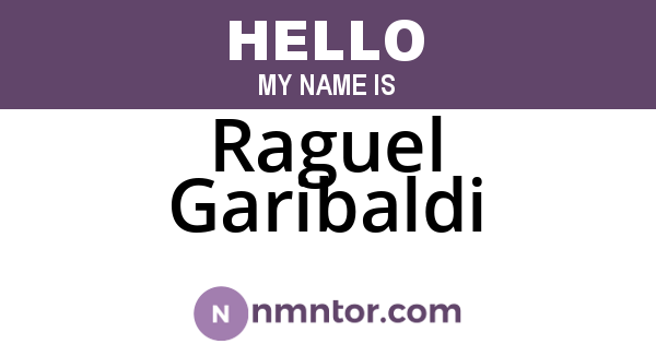 Raguel Garibaldi