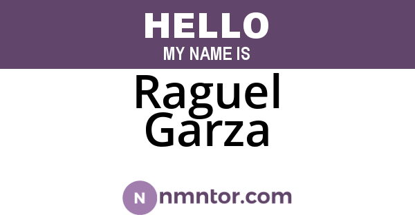 Raguel Garza