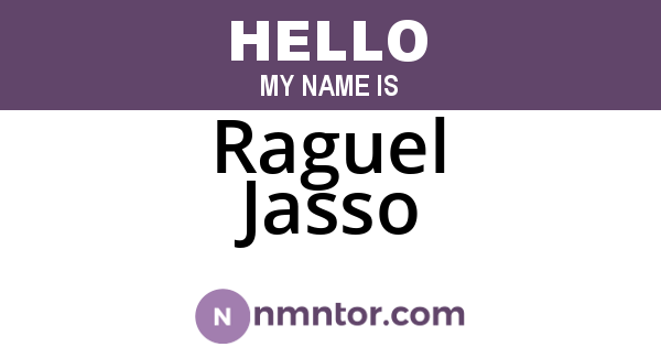 Raguel Jasso