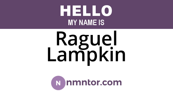 Raguel Lampkin