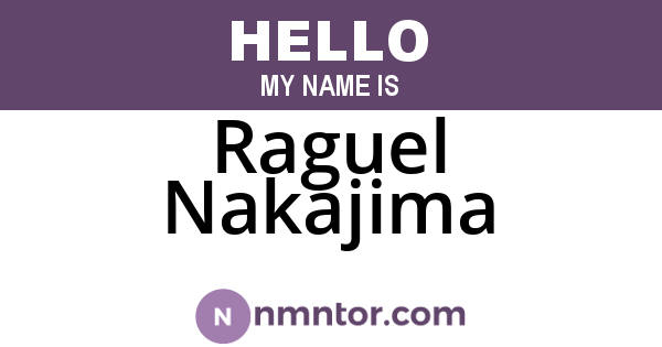 Raguel Nakajima