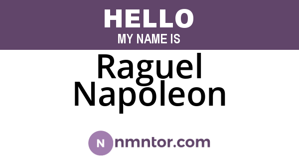 Raguel Napoleon