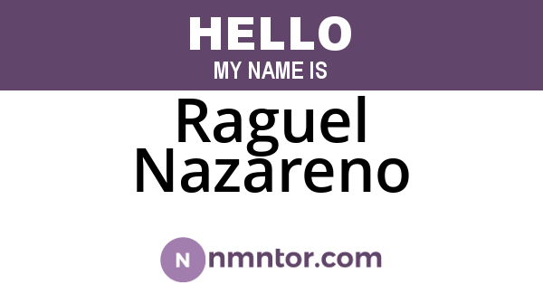 Raguel Nazareno