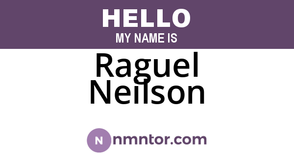 Raguel Neilson