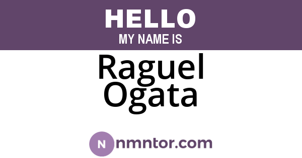 Raguel Ogata