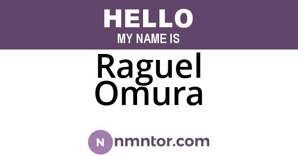 Raguel Omura