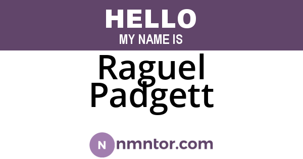 Raguel Padgett
