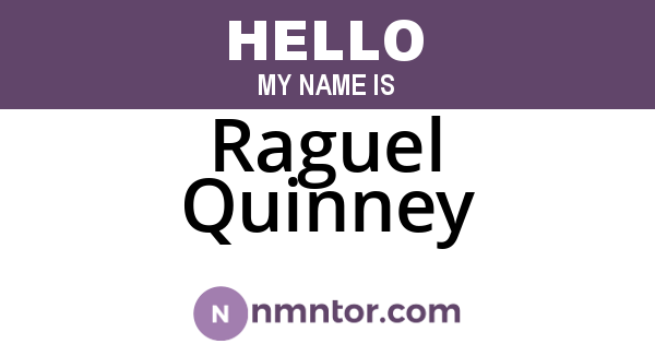 Raguel Quinney