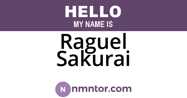 Raguel Sakurai