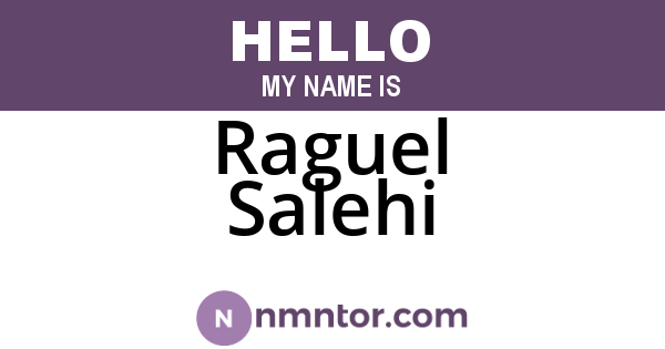 Raguel Salehi