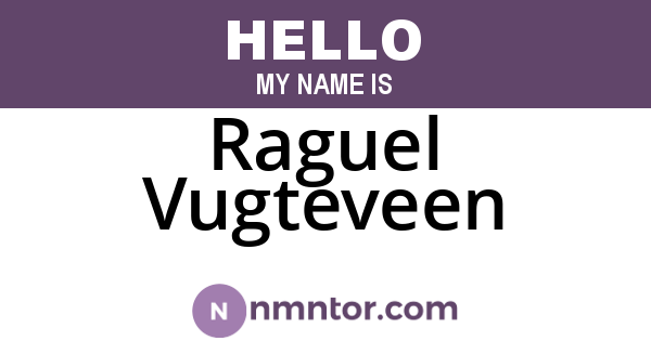 Raguel Vugteveen