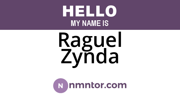 Raguel Zynda