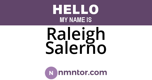 Raleigh Salerno