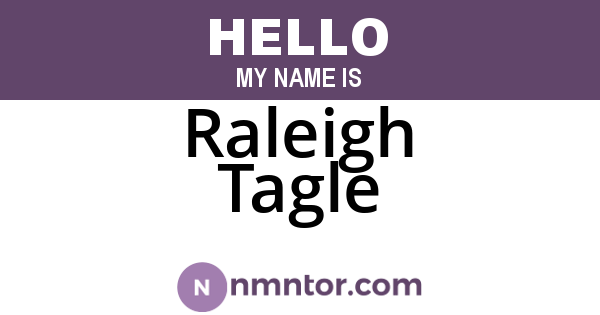Raleigh Tagle