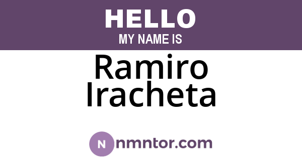 Ramiro Iracheta