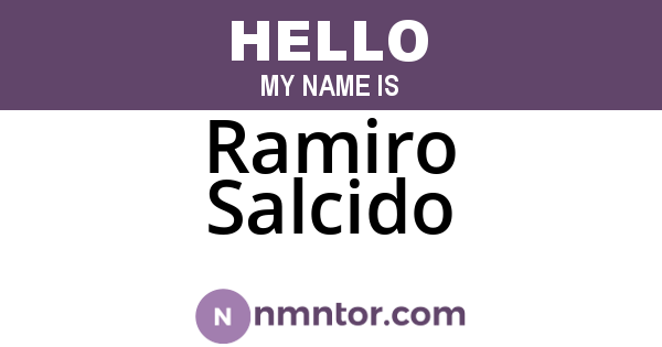 Ramiro Salcido