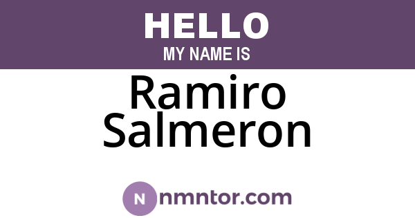 Ramiro Salmeron