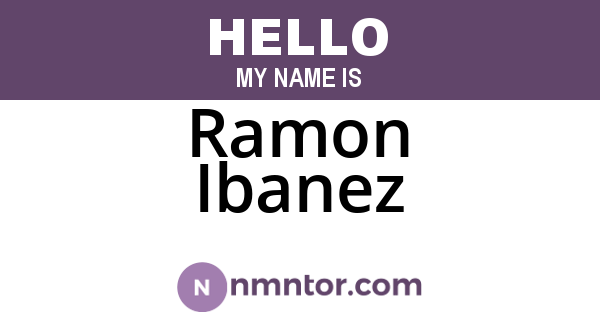 Ramon Ibanez