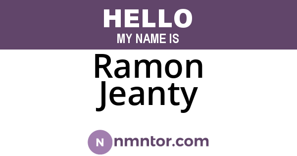 Ramon Jeanty