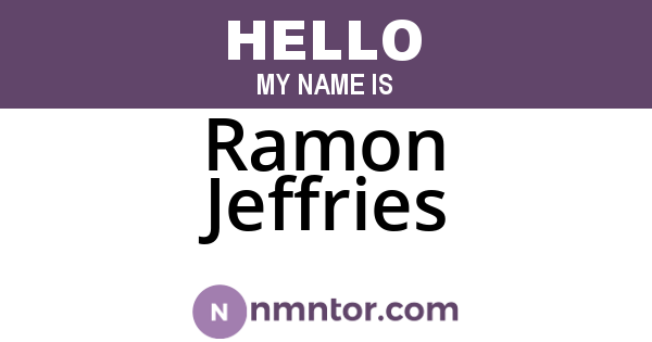 Ramon Jeffries