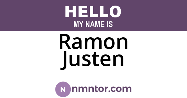 Ramon Justen