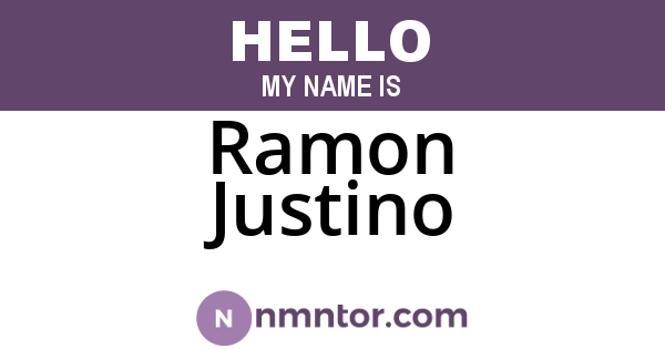 Ramon Justino
