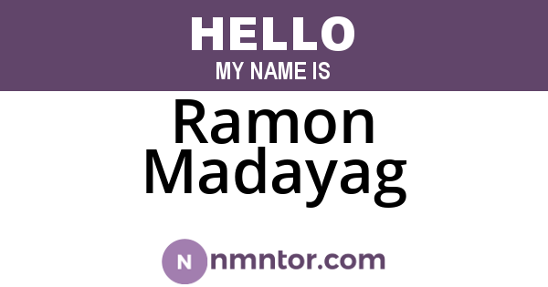 Ramon Madayag