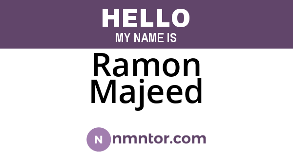 Ramon Majeed