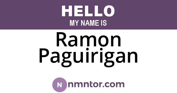 Ramon Paguirigan