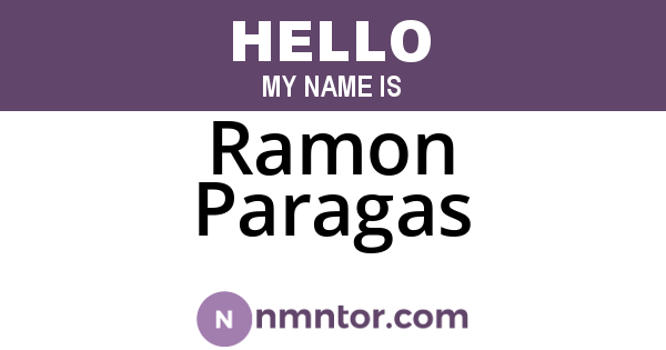 Ramon Paragas