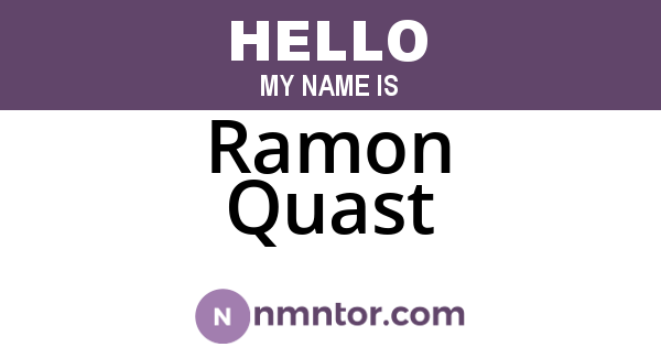 Ramon Quast