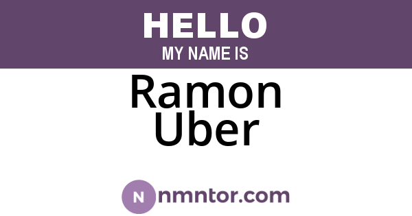Ramon Uber