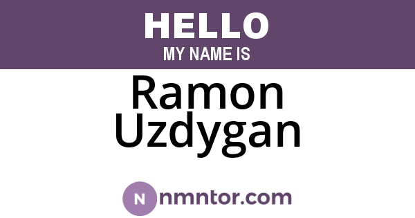 Ramon Uzdygan