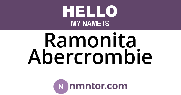 Ramonita Abercrombie