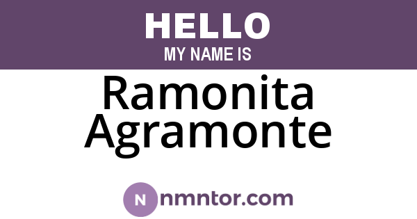 Ramonita Agramonte