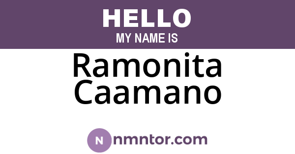 Ramonita Caamano