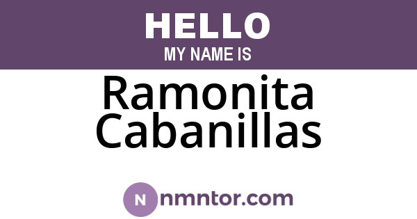 Ramonita Cabanillas