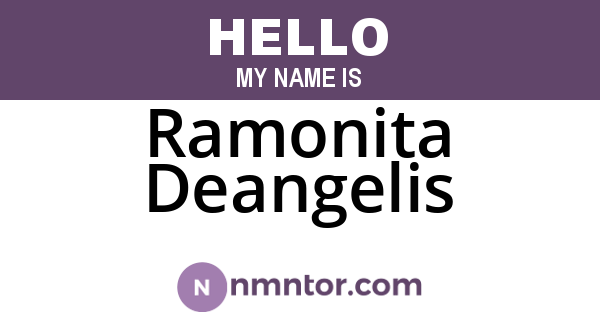 Ramonita Deangelis