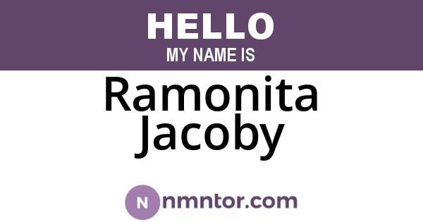 Ramonita Jacoby