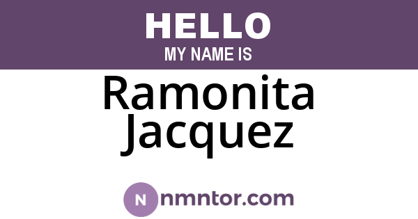 Ramonita Jacquez