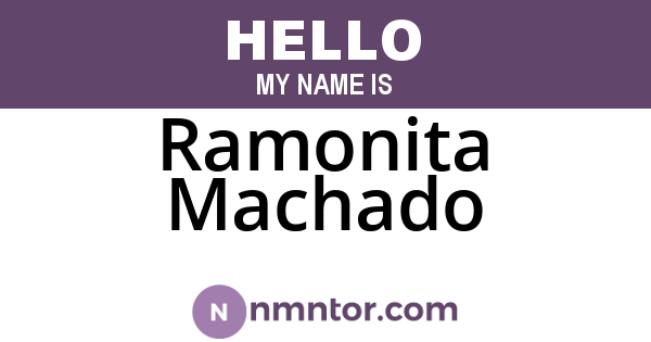 Ramonita Machado