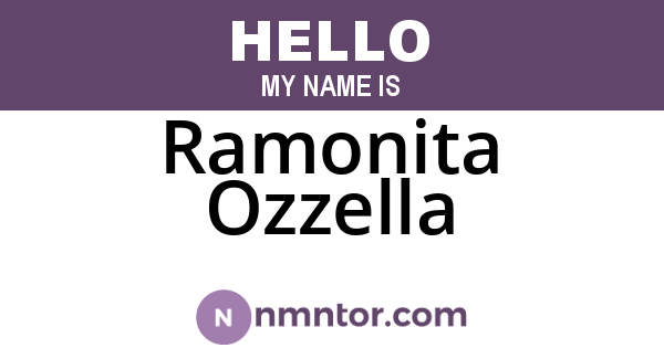 Ramonita Ozzella