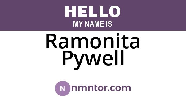 Ramonita Pywell