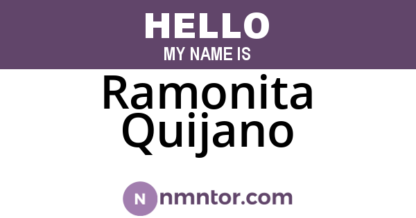 Ramonita Quijano