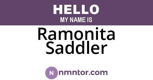 Ramonita Saddler