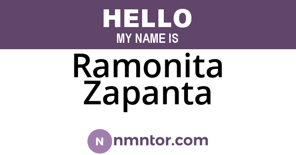 Ramonita Zapanta