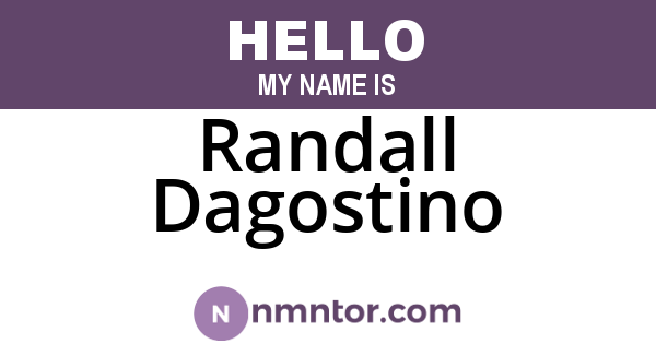 Randall Dagostino