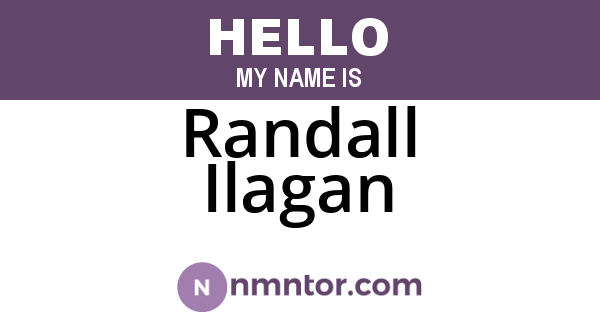 Randall Ilagan