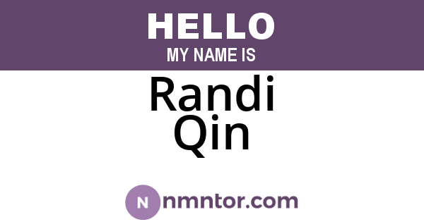 Randi Qin
