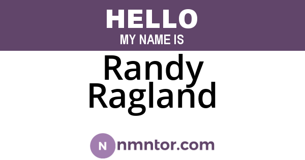 Randy Ragland